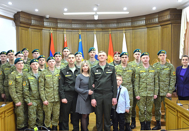 О посещении Суда Евразийского экономического союза военнослужащими срочной военной службы Полоцкого пограничного отряда